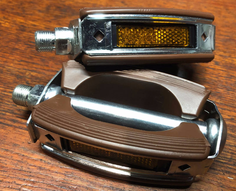 Set pedalen klassiek bruin